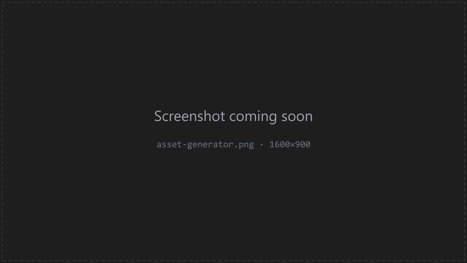 Asset Generator screen with a prompt, style guide settings, and a grid of generated retro backgrounds and props