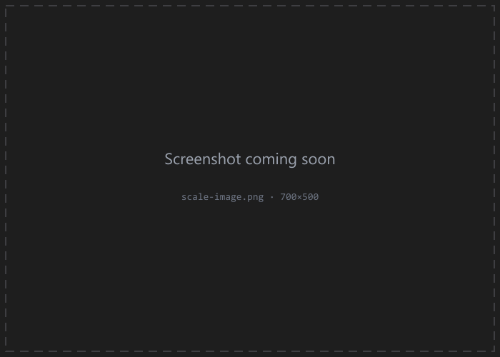 Scale Image dialog